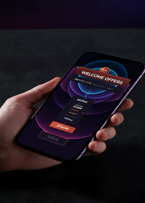 Overzicht van de moderne interface van Wild Robin Casino met diverse casinospellen en bonussen